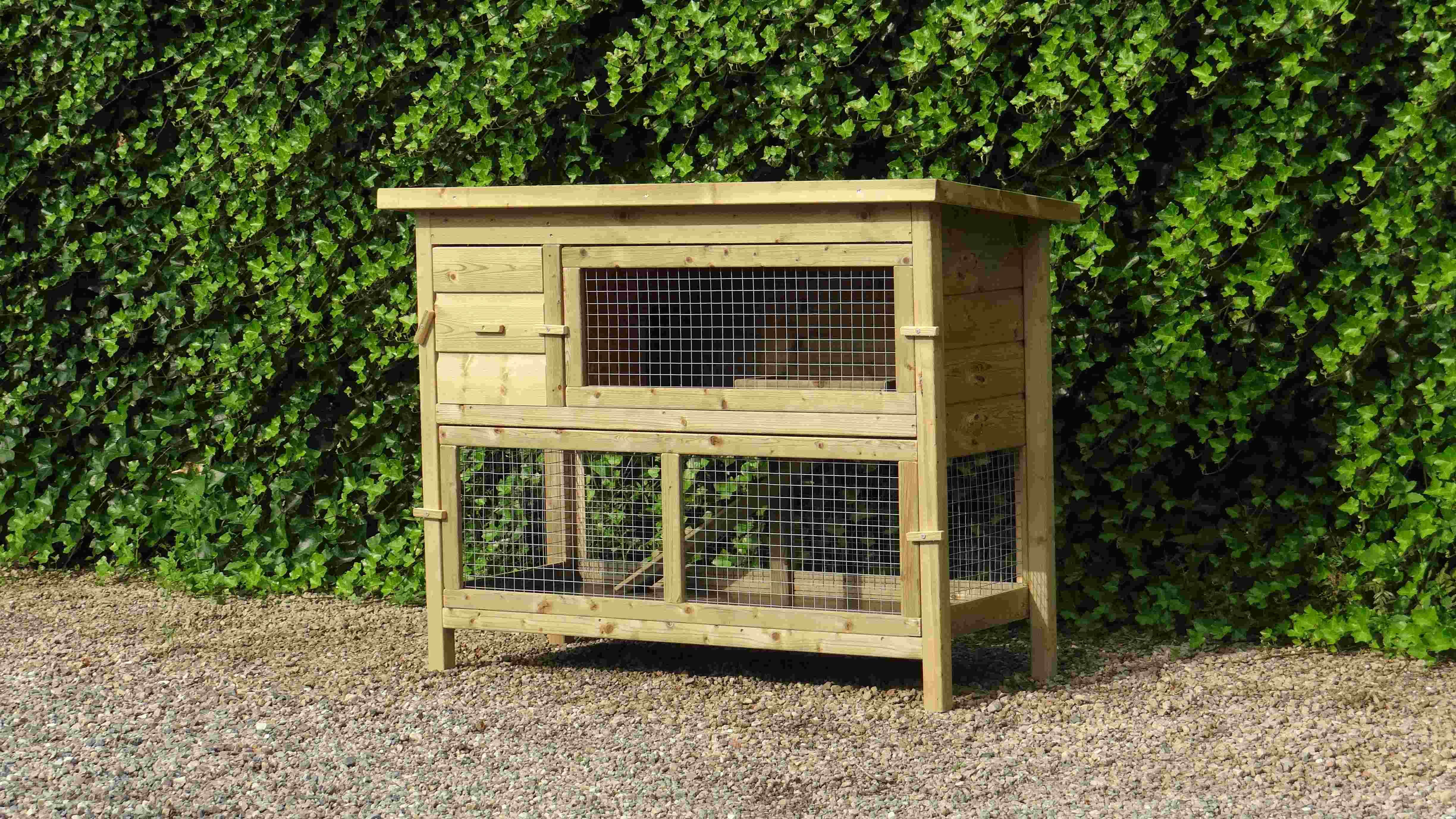 Konijnenhok dubbel Konijnenhok dubbel