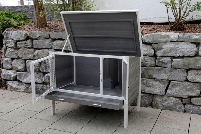 Kunststof konijnenhok