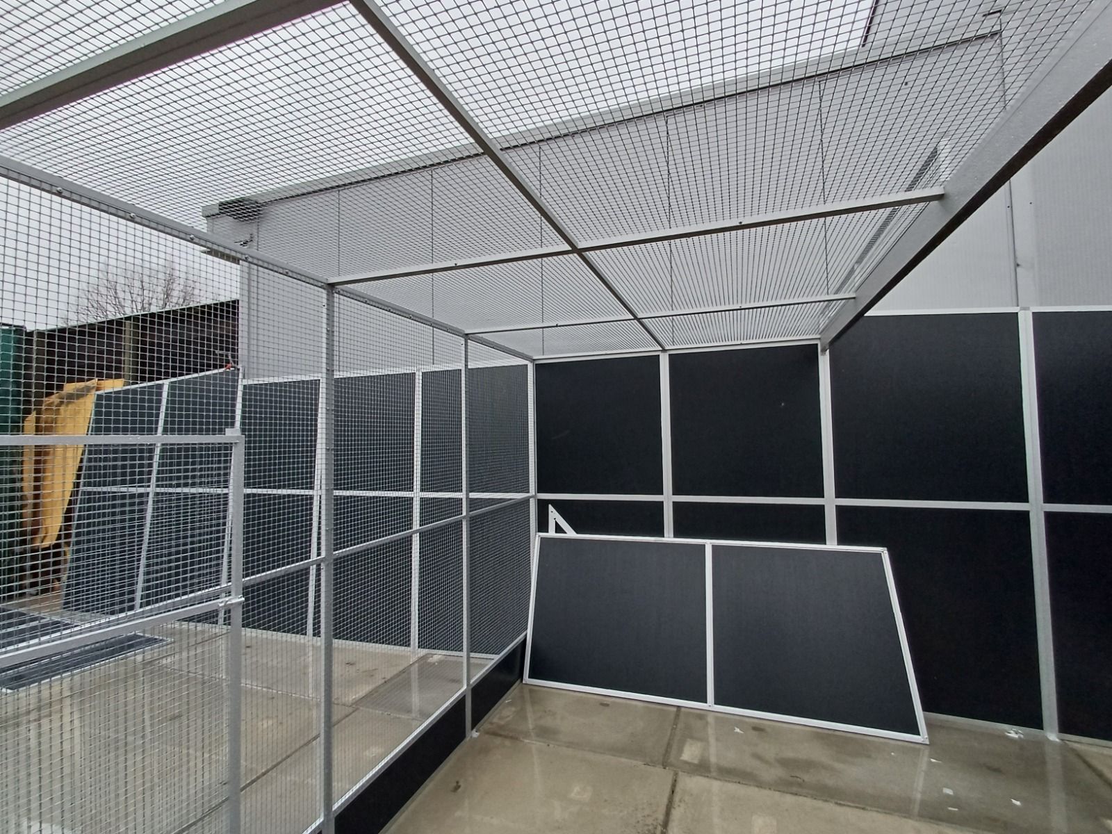 Volièrepaneel met verzinkt gaas maas 13 en 19mm | Stel zelf samen!