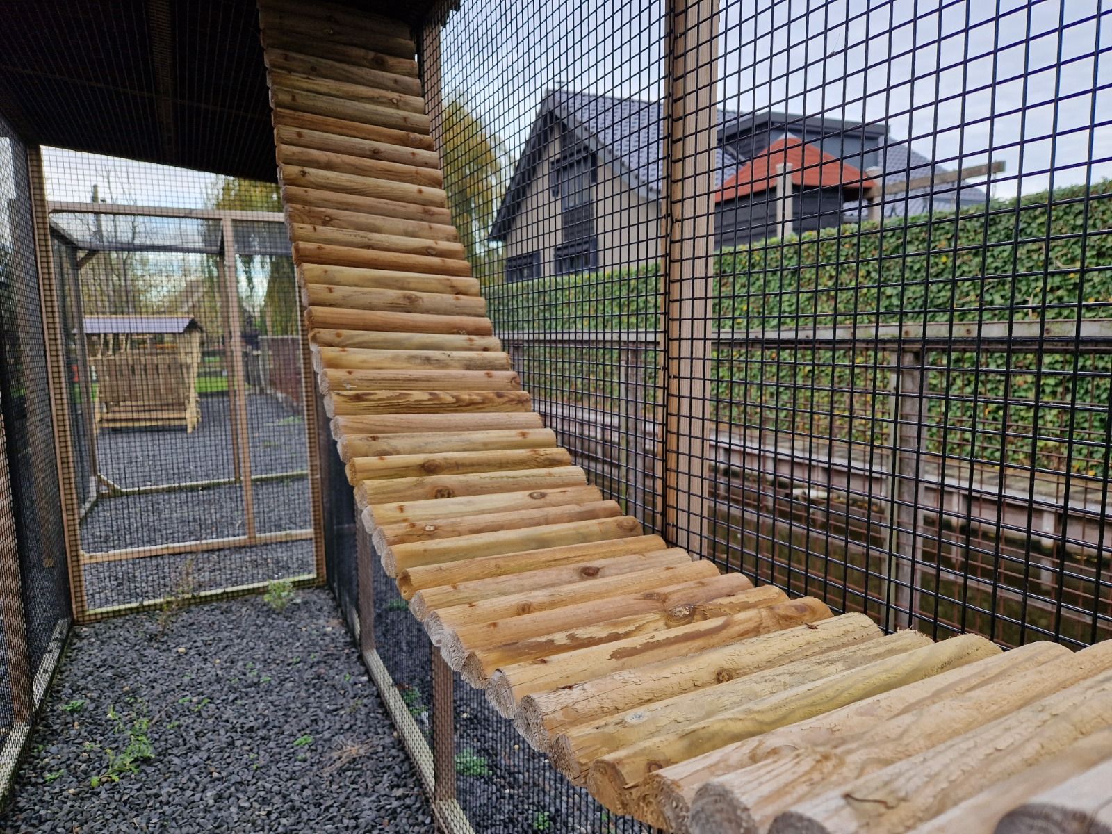 Houten loopbrug 125cm