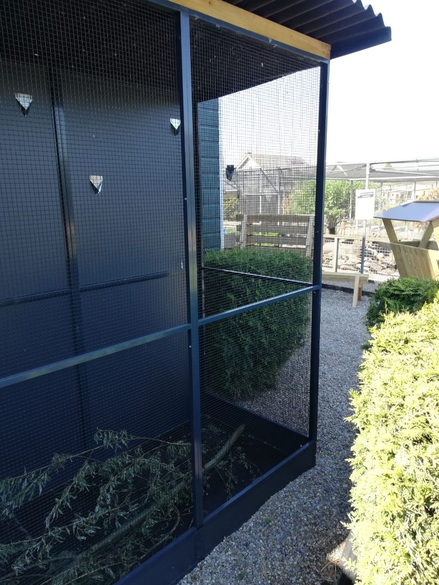 Volièrepaneel aluminium | Volledig dicht