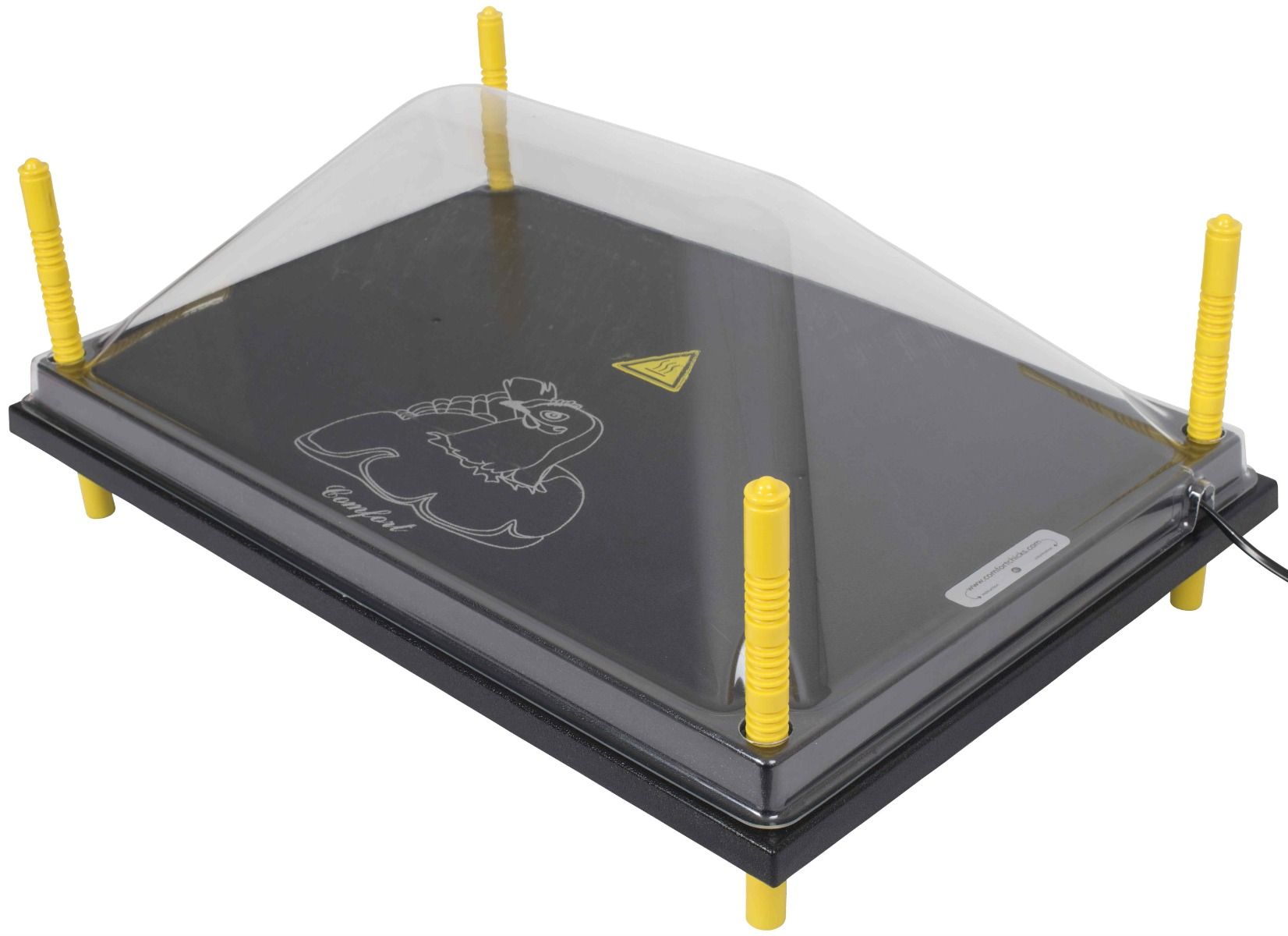 Warmteplaat met cover 60x40cm