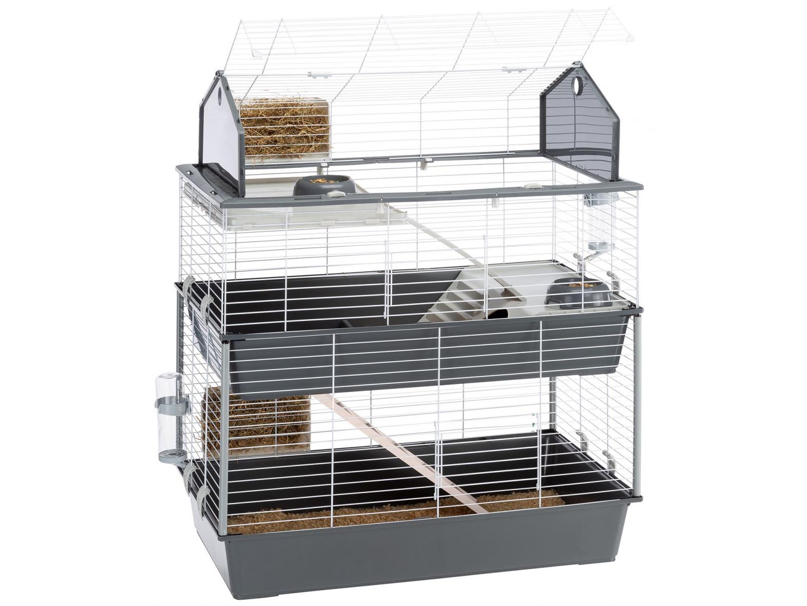 Konijnenkooi Ferplast drie verdiepingen