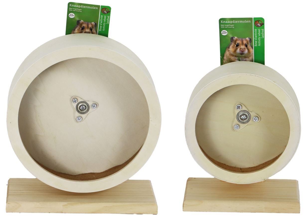 Boon knaagdiermolen stil hout + kurk diameter 20cm