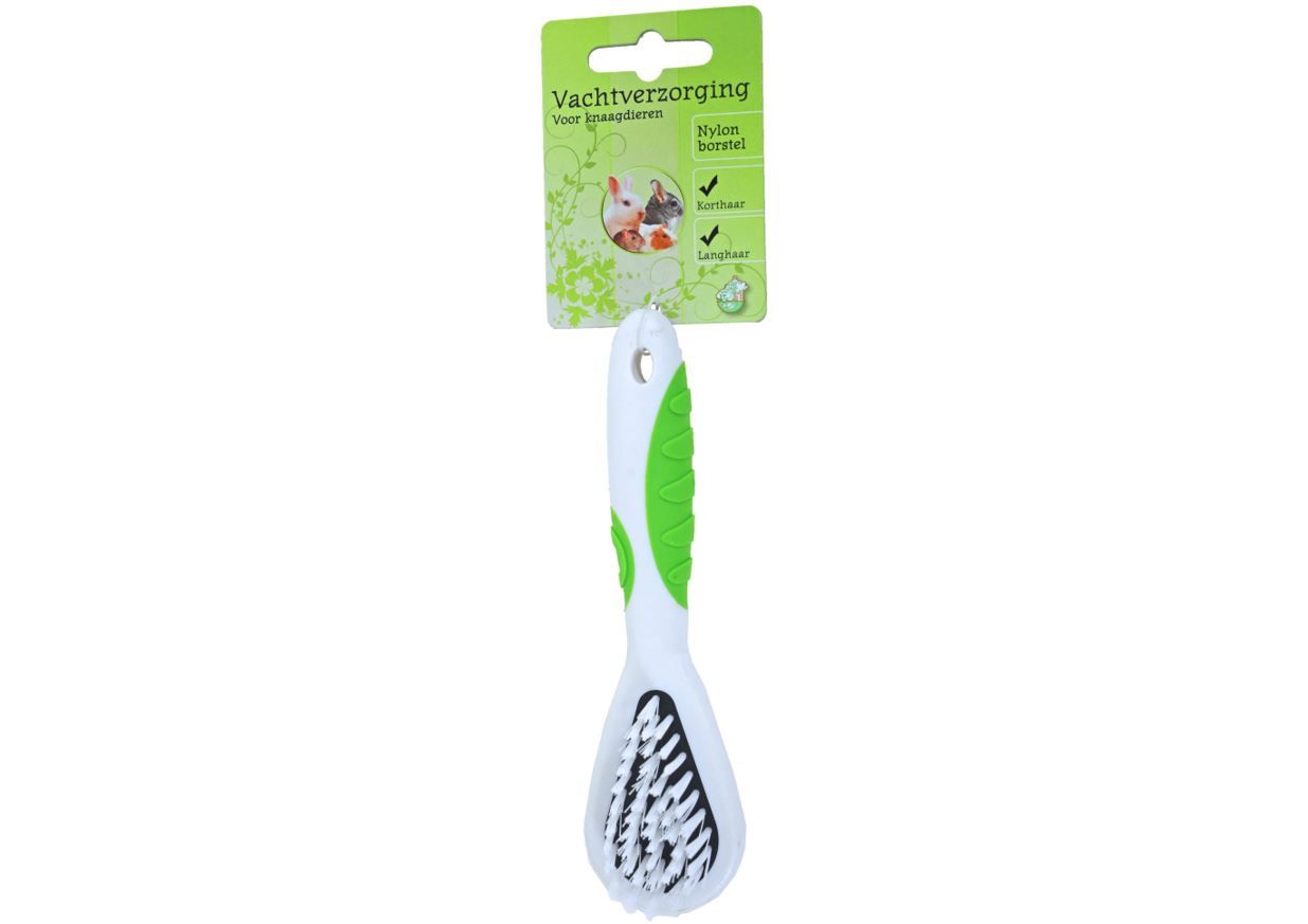 Boon vachtverzorging knaagdier borstel, nylon