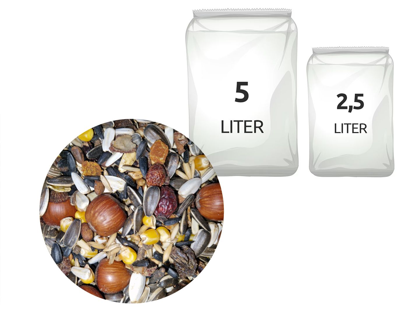 Eekhoornvoer 2.5 / 5L