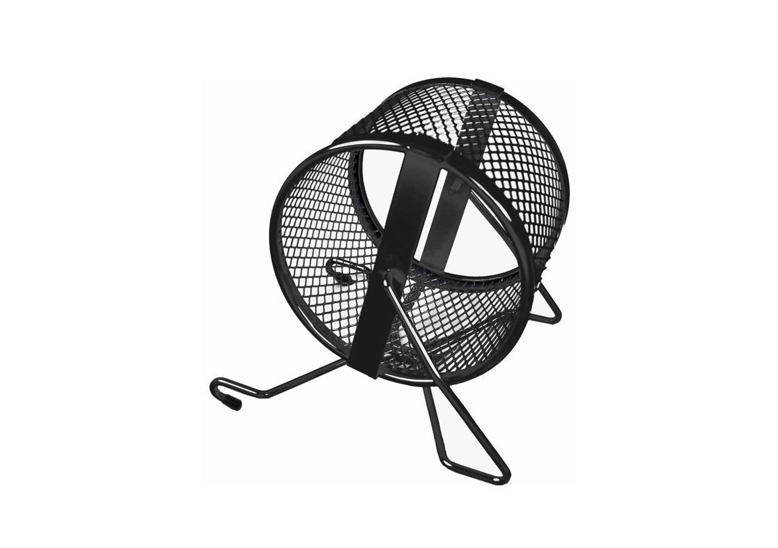 Hamstermolen metaal zwart