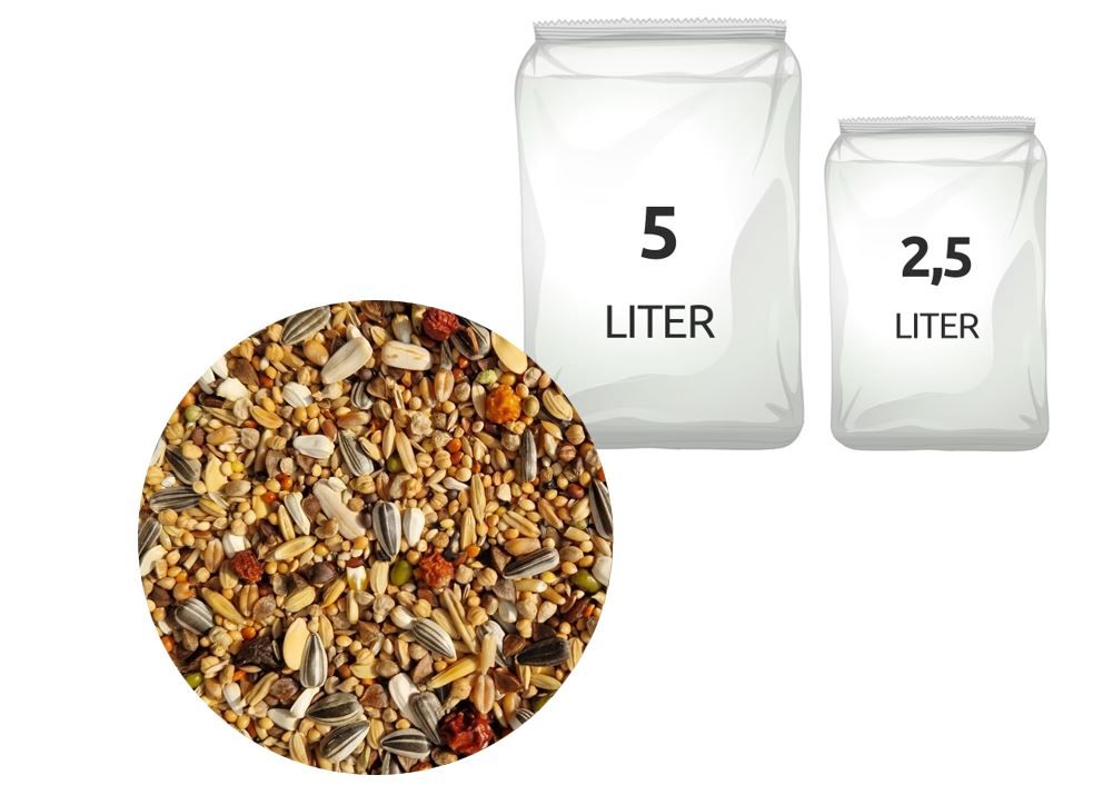 Premium parkietenmix 2,5 / 5L