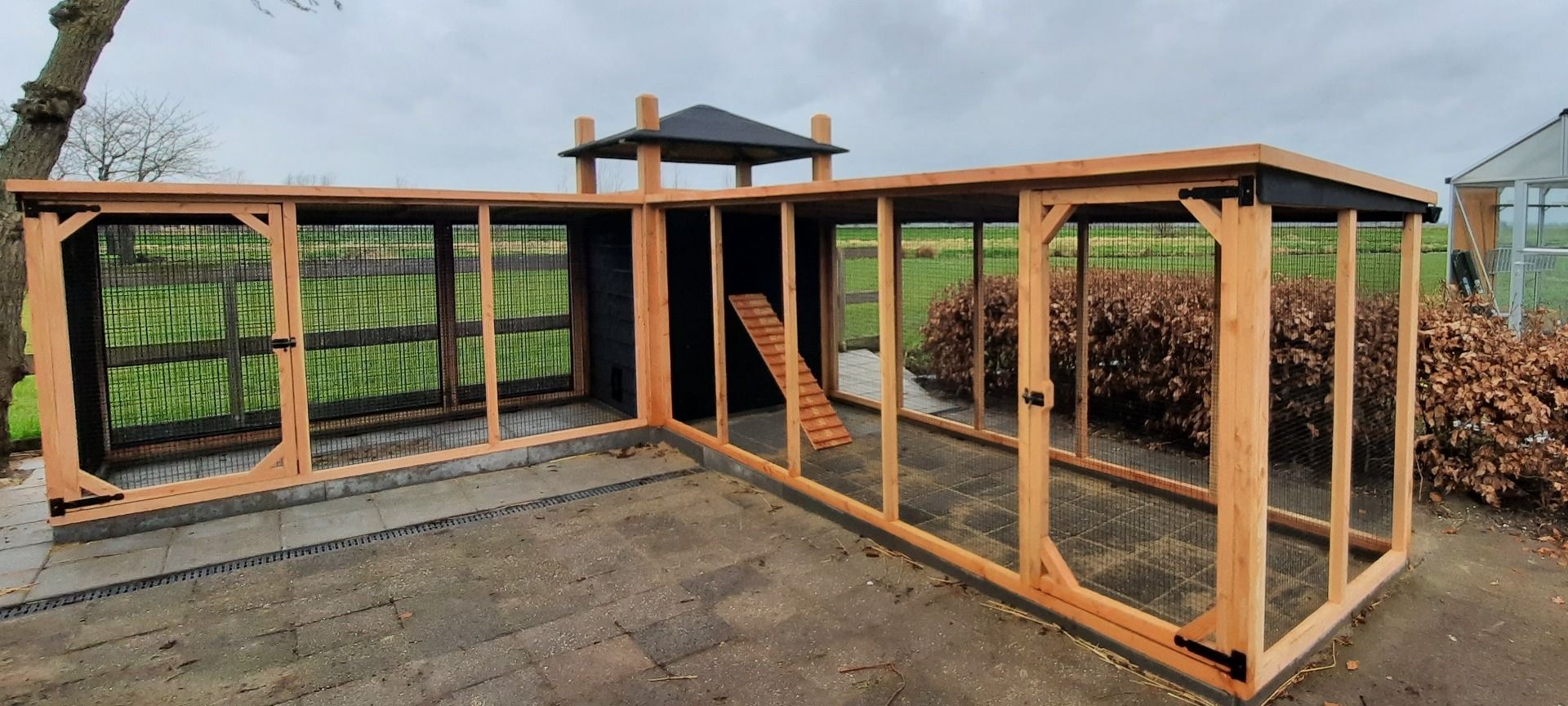 Kippenhok Hoekmodel Hooidonk XL