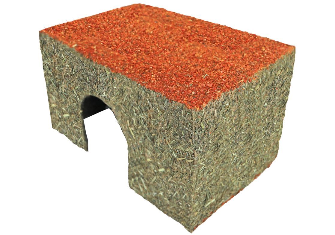 JR Farm knaagdier hooihuis met wortel groot, 650 gram