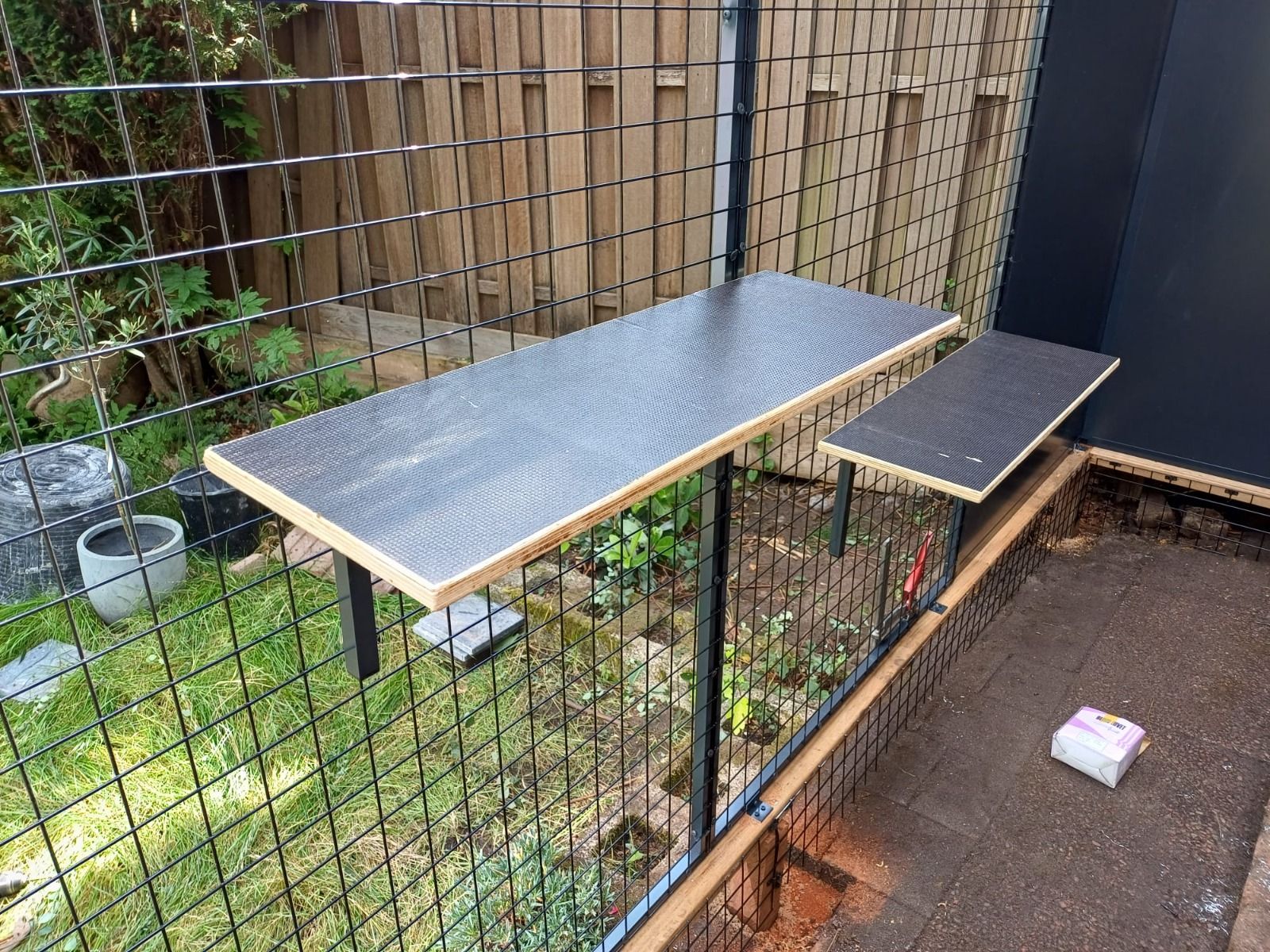 Aluminium ligplankje kattenren