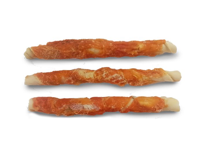 Rawhide Stick Met Kip 24Cm