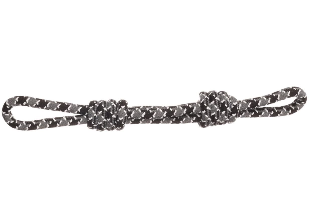 Trektouw met twee knopen grijs