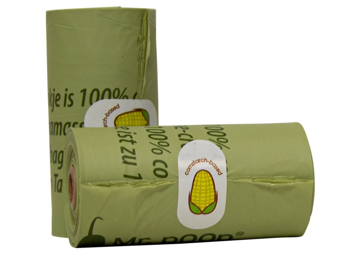 Mr.POOP EARTH Rol Poepzakjes Groen