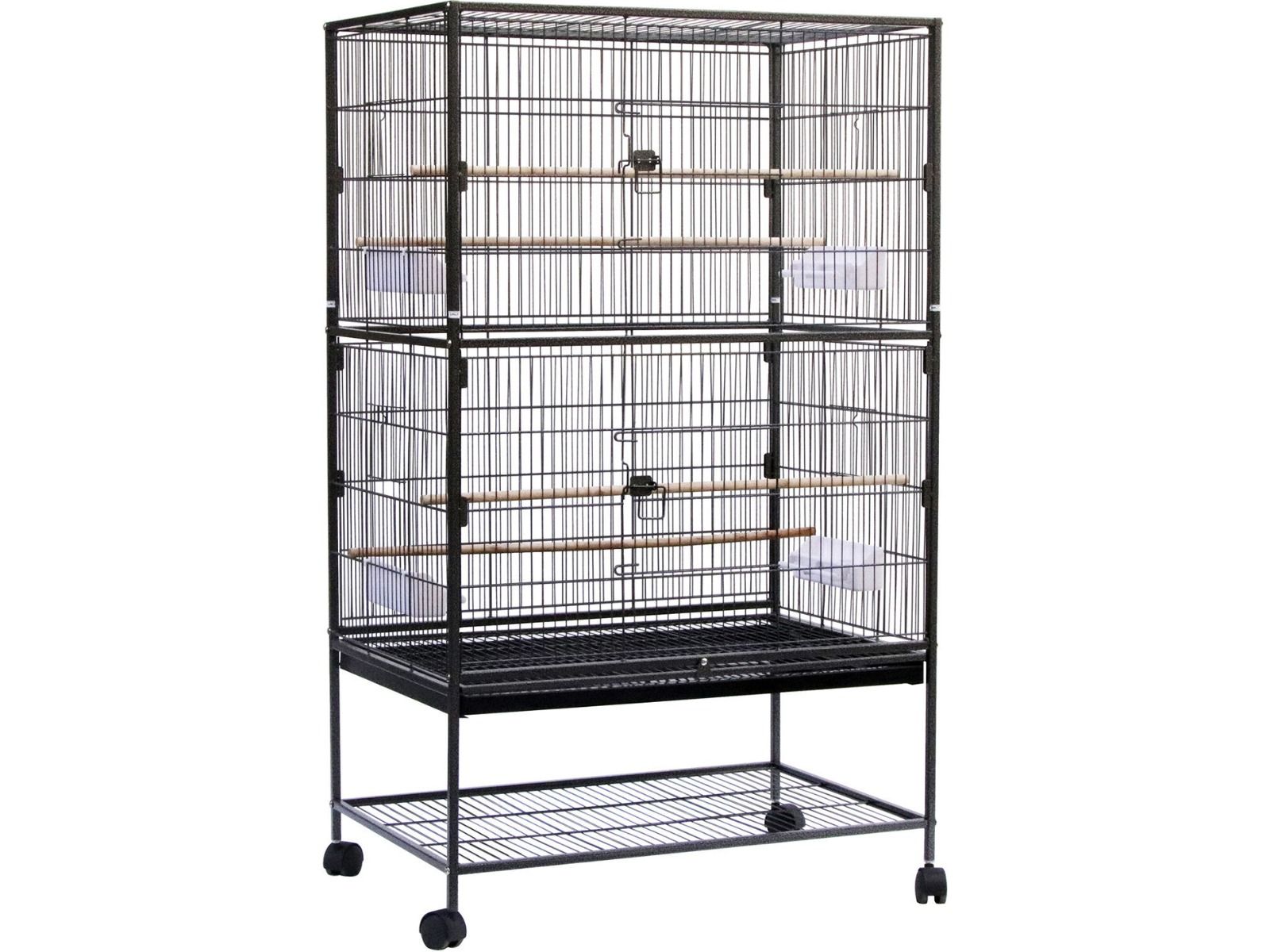 Kamervoliere Zwart 79*52*137Cm