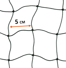 Volière net 3x2/maas 5