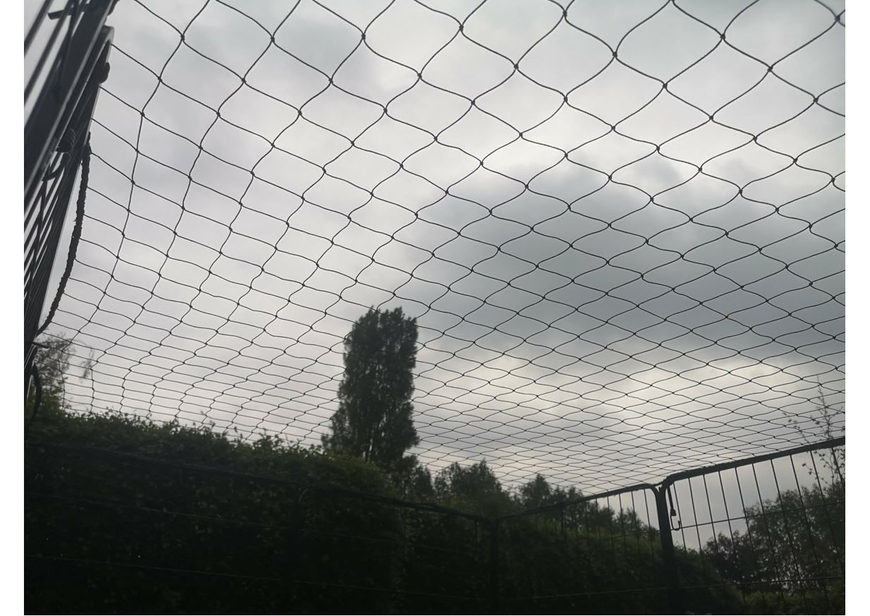 Extra sterk en groot net voor over ren 350 x 250 cm