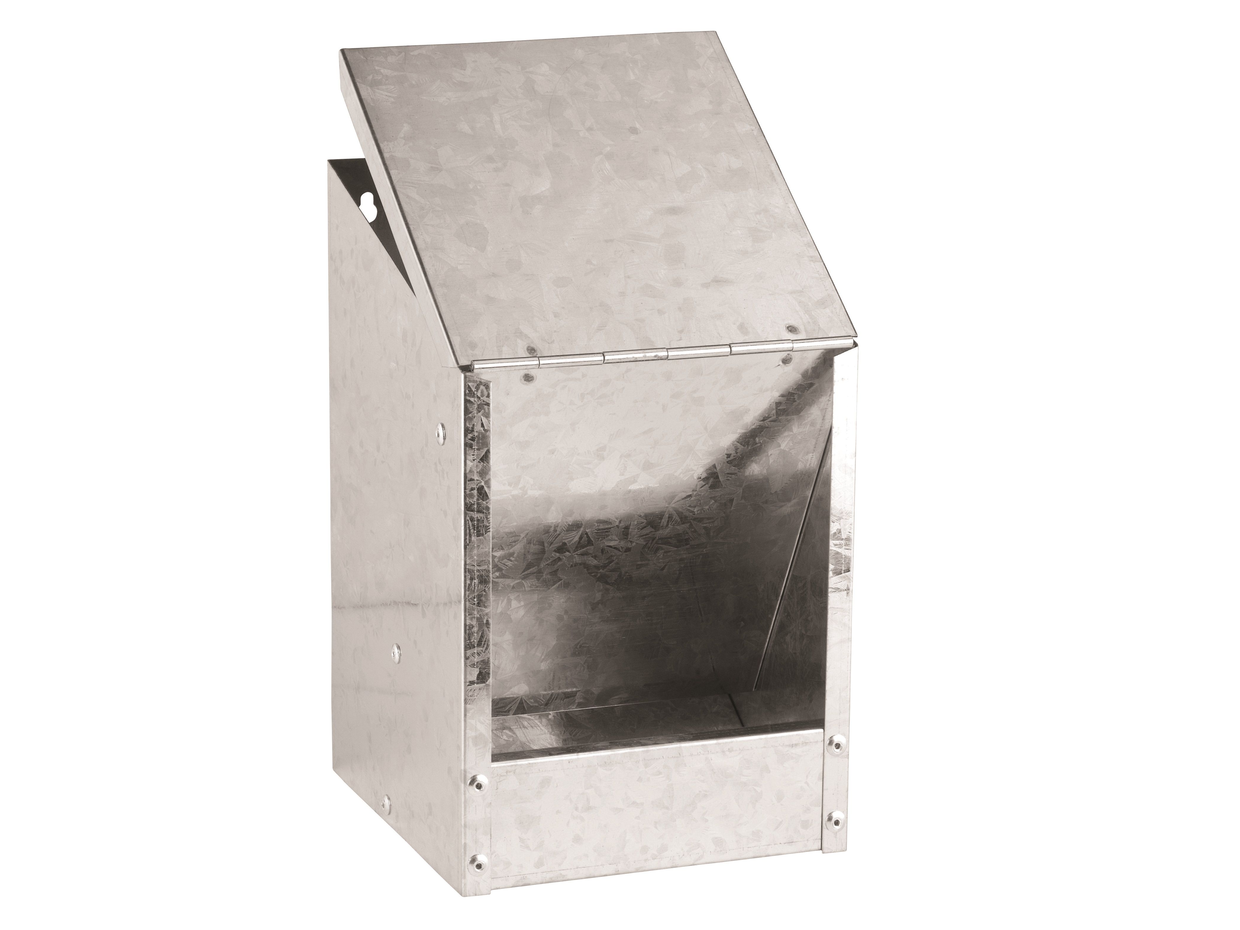 Voerton met deksel (klepbak)