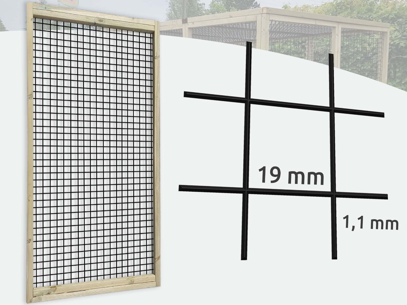 Volièrepaneel 19x19mm | Dakpaneel