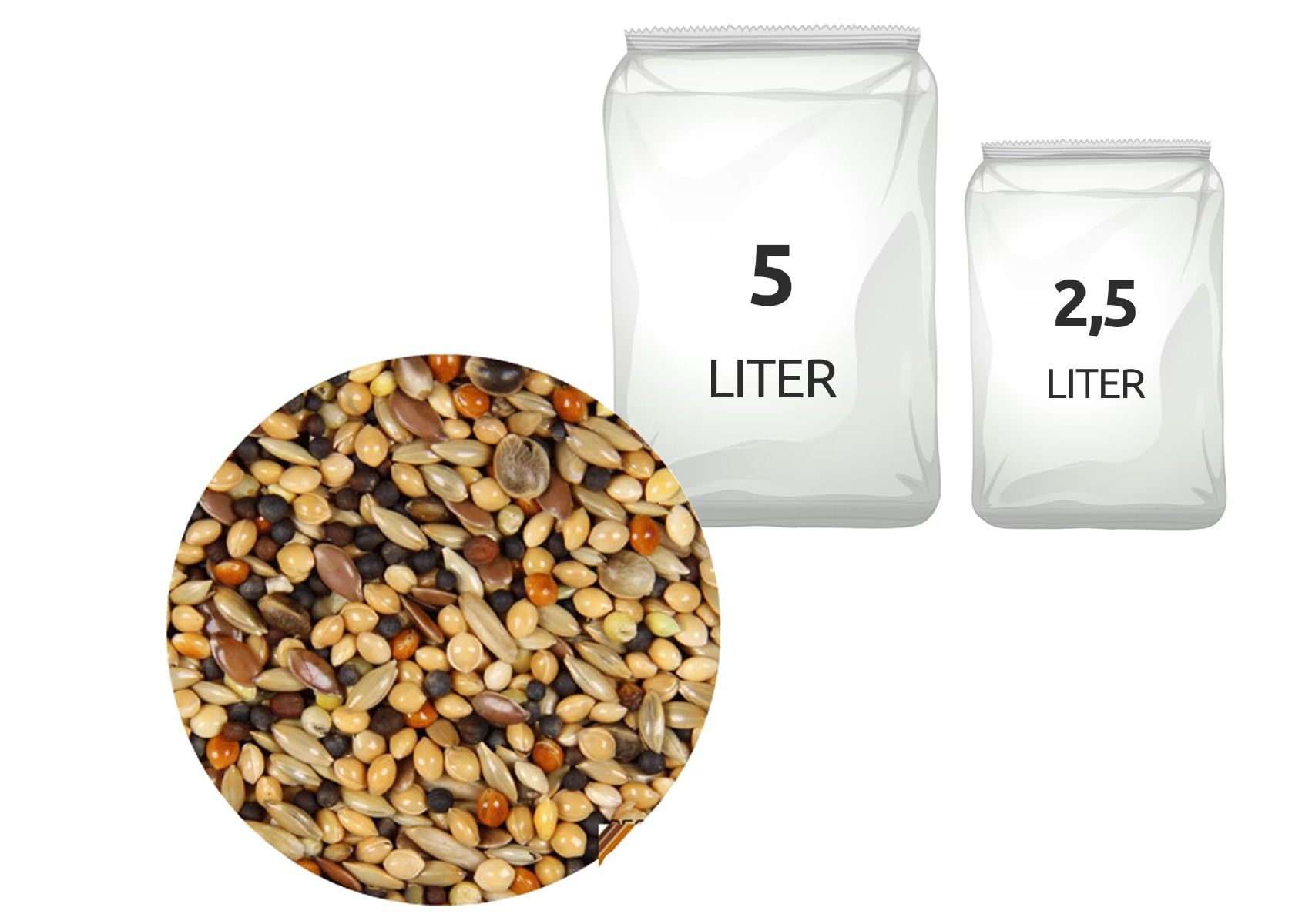 Volièrezaad 2,5 / 5L