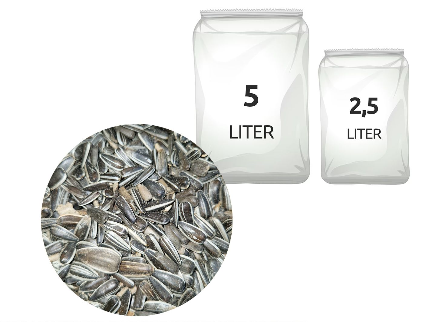 Zonnebloempit Gestreept